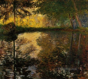 クロード・モネ Painting - モンジェロン 2 世の池 クロード・モネ